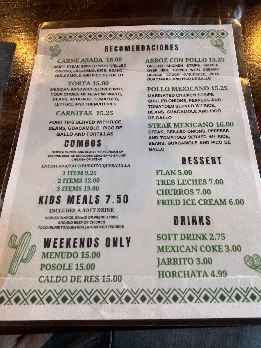 El Heredero (Mexican Food) Menu-8